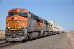 Intermodal rolls west towards the setting sun